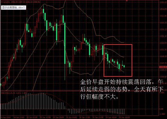 金盛盈富 金价日内走势